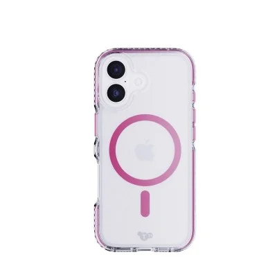 Tech21 Apple Iphone 17 Evocrystal W/Magsafe-Clear/Cyber Pink
